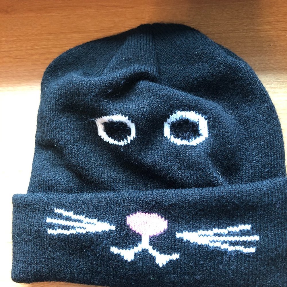 Gertex 4-6x Unisex black cat Bennie flip hat
